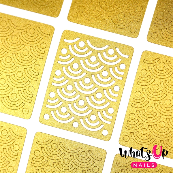 Wi-Fi Stencils, 2 ark, (24 stk) Whats Up Nails