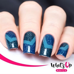 Wide Chevron Tape, 2 ark, (128 stk) Whats Up Nails