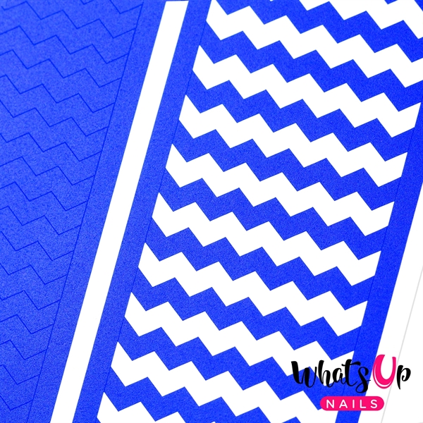 Wide Zig Zag Tape, 2 ark, (144 stk) Whats Up Nails
