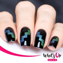 Wide Zig Zag Tape, 2 ark, (144 stk) Whats Up Nails