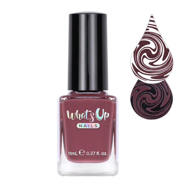 You Mocha Me Happy, Brun stamping neglelak, Whats Up Nails